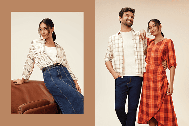 A Malwee tem vestidos, camisas e outras peças em xadrez para seu melhor look de Festa Junina.
